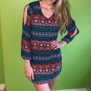 Charlotte Russe Patterned Shift Dress